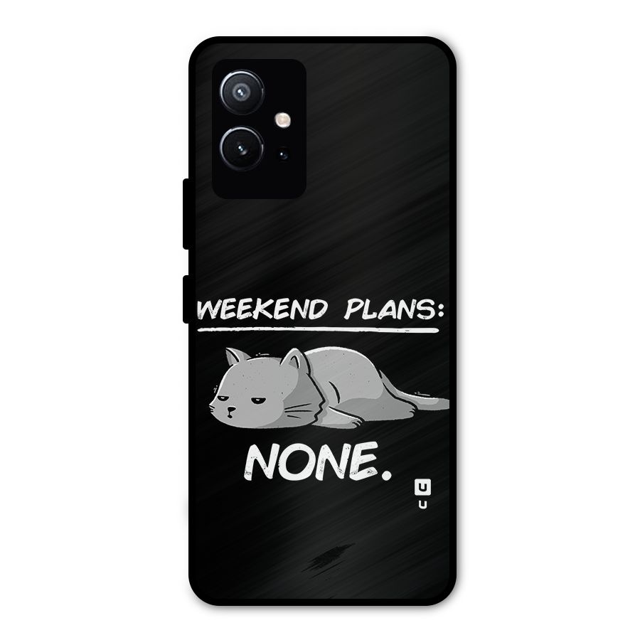 Weekend Plans None Metal Back Case for Vivo Y75 5G