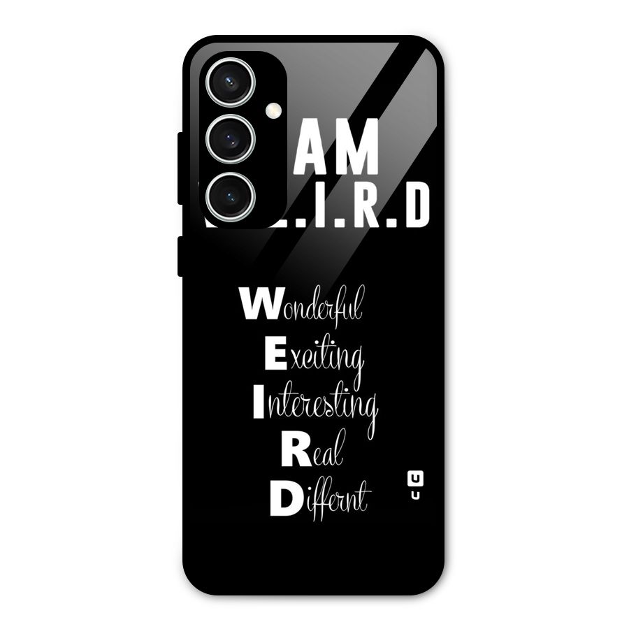 Weird Me Glass Back Case for Galaxy S23 FE