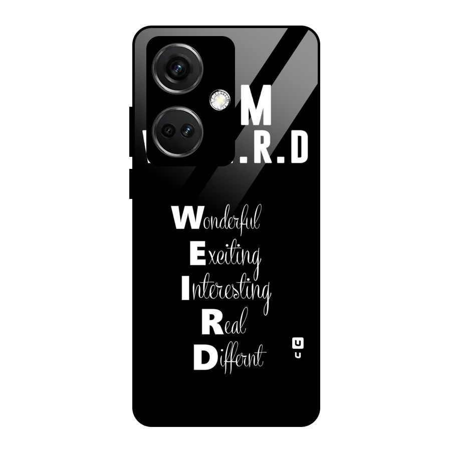 Weird Me Glass Back Case for OnePlus Nord CE 3 5G