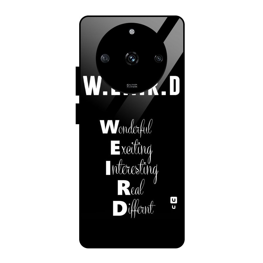 Weird Me Glass Back Case for Realme Narzo 60 5G