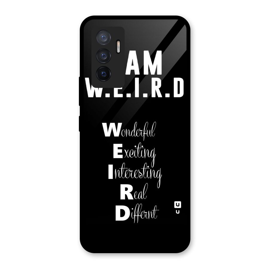 Weird Me Glass Back Case for Vivo V23e