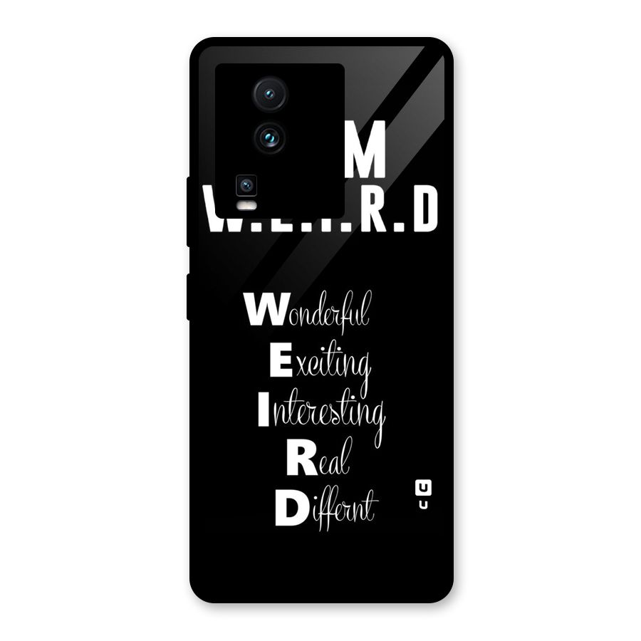 Weird Me Glass Back Case for Vivo iQOO Neo 7 Pro