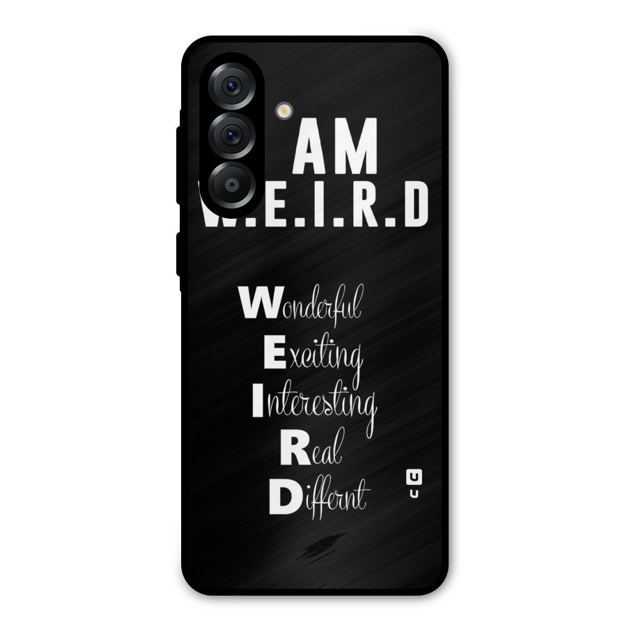 Weird Me Metal Back Case for Galaxy A56