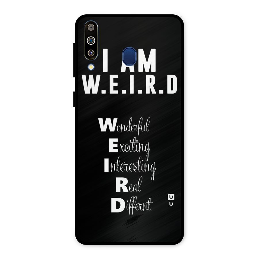 Weird Me Metal Back Case for Galaxy M30