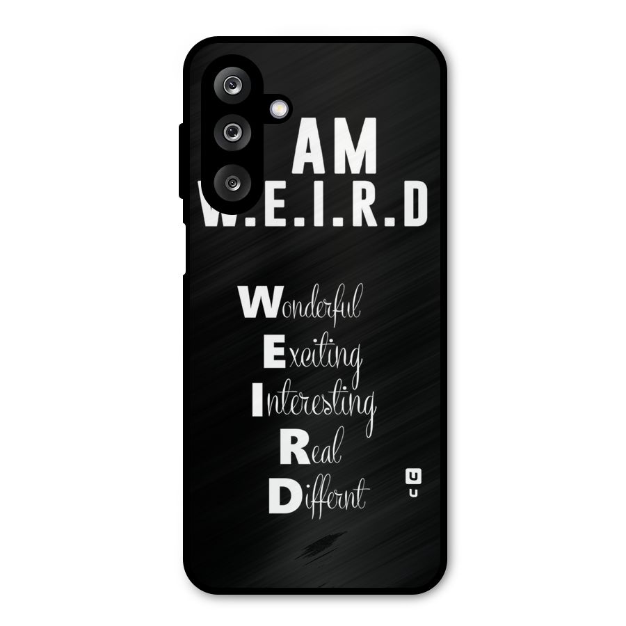 Weird Me Metal Back Case for Galaxy M36