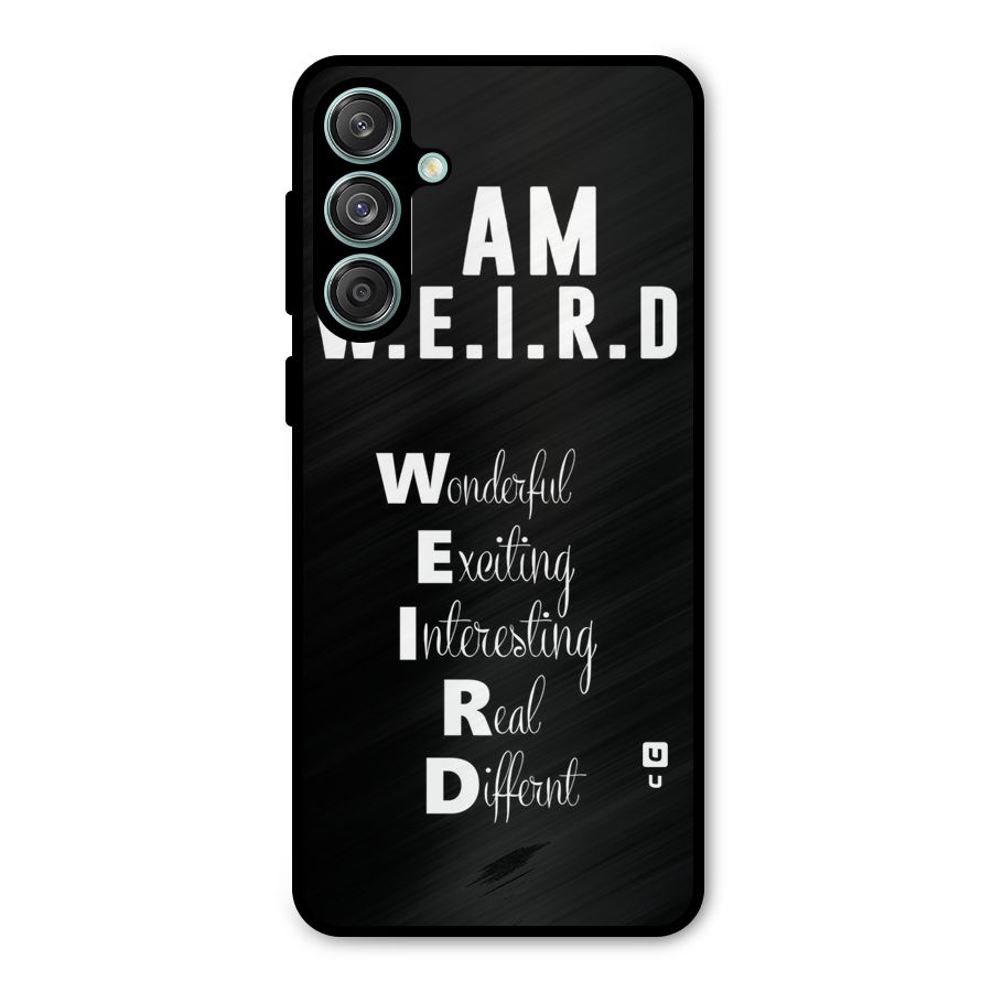 Weird Me Metal Back Case for Galaxy M55 5G