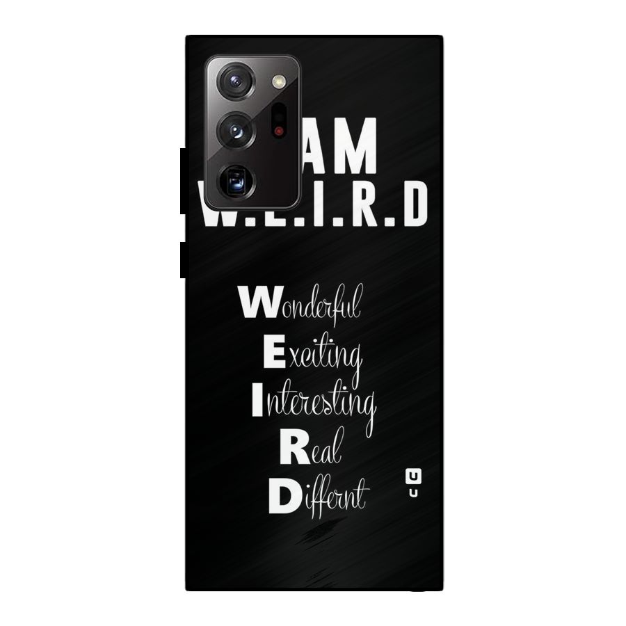 Weird Me Metal Back Case for Galaxy Note 20 Ultra
