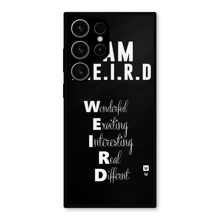 Weird Me Metal Back Case for Galaxy S23 Ultra