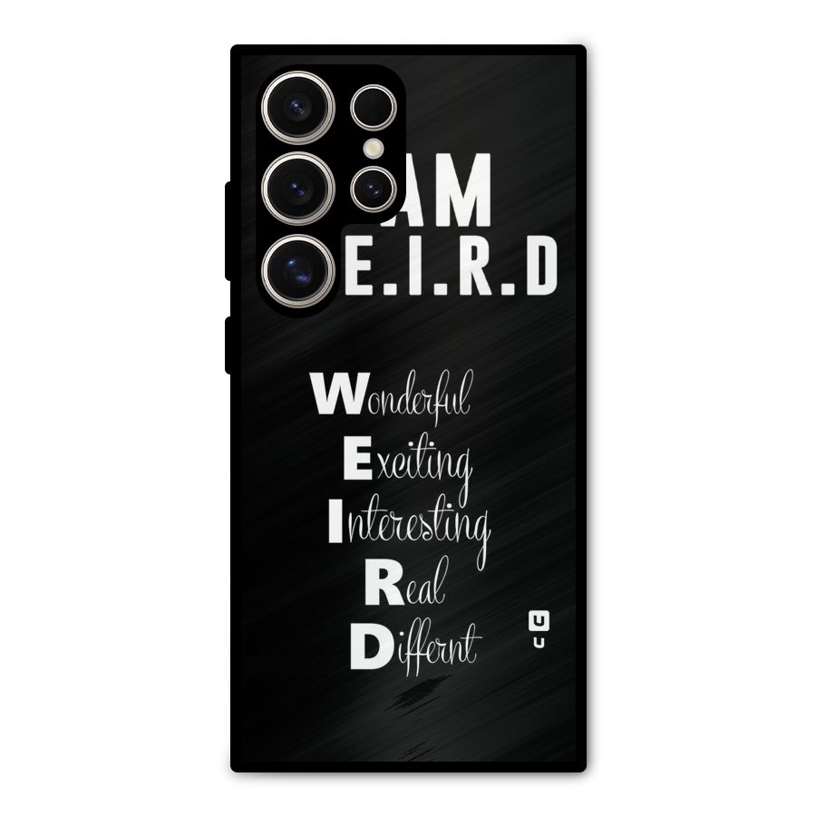 Weird Me Metal Back Case for Galaxy S24 Ultra