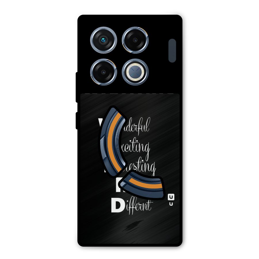 Weird Me Metal Back Case for Infinix GT 20 Pro