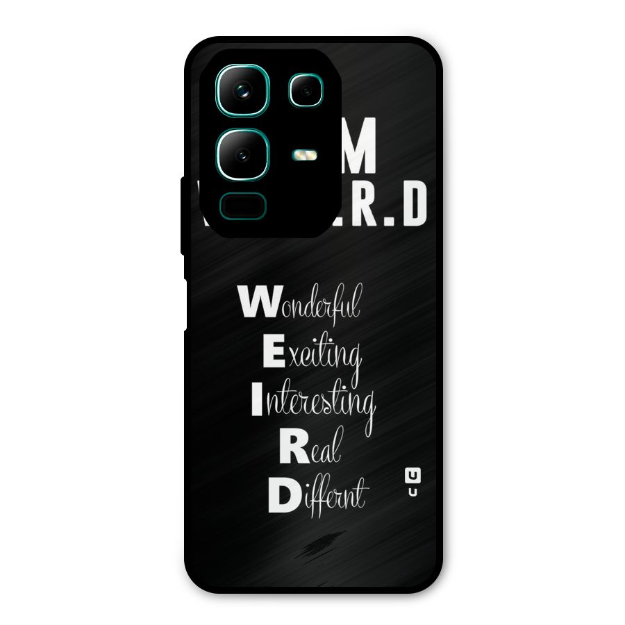 Weird Me Metal Back Case for Infinix Note 50x