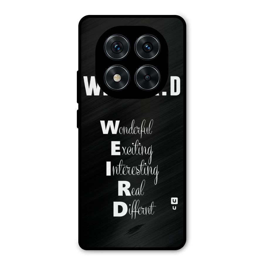 Weird Me Metal Back Case for Poco X7