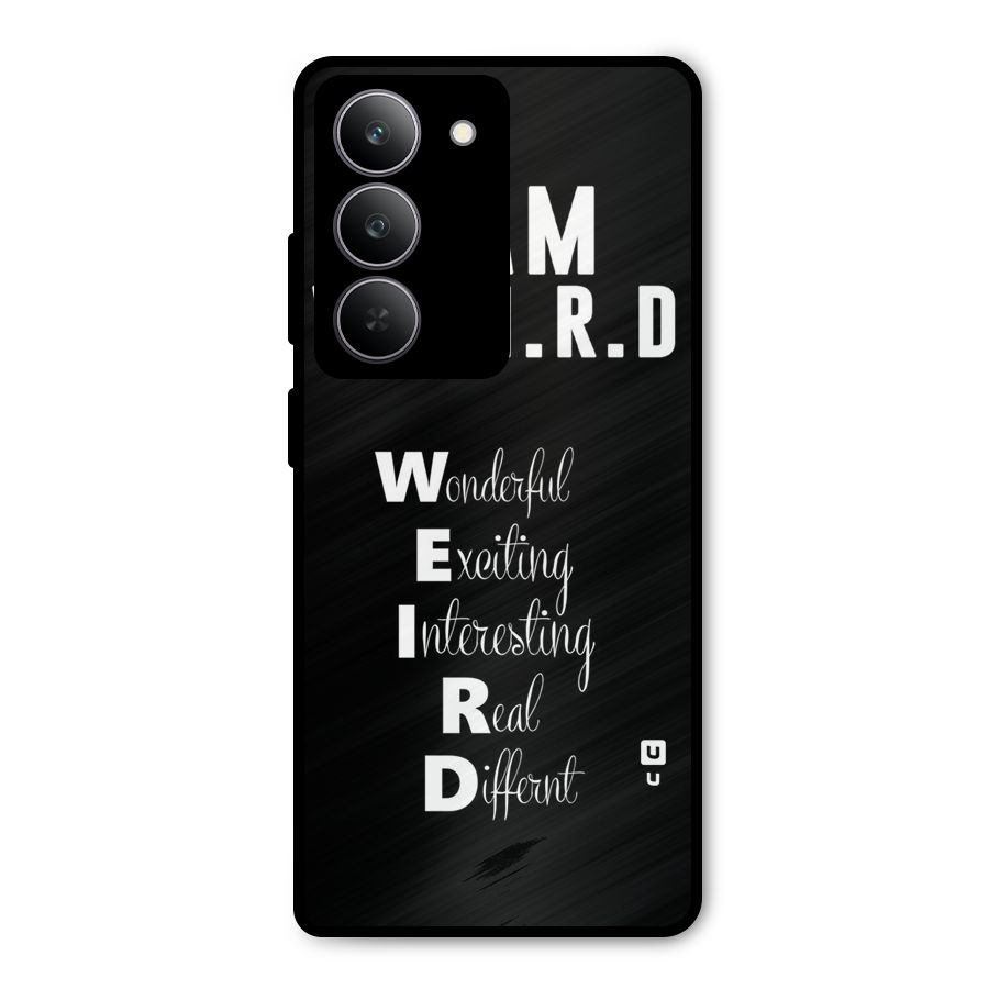 Weird Me Metal Back Case for Realme P3x