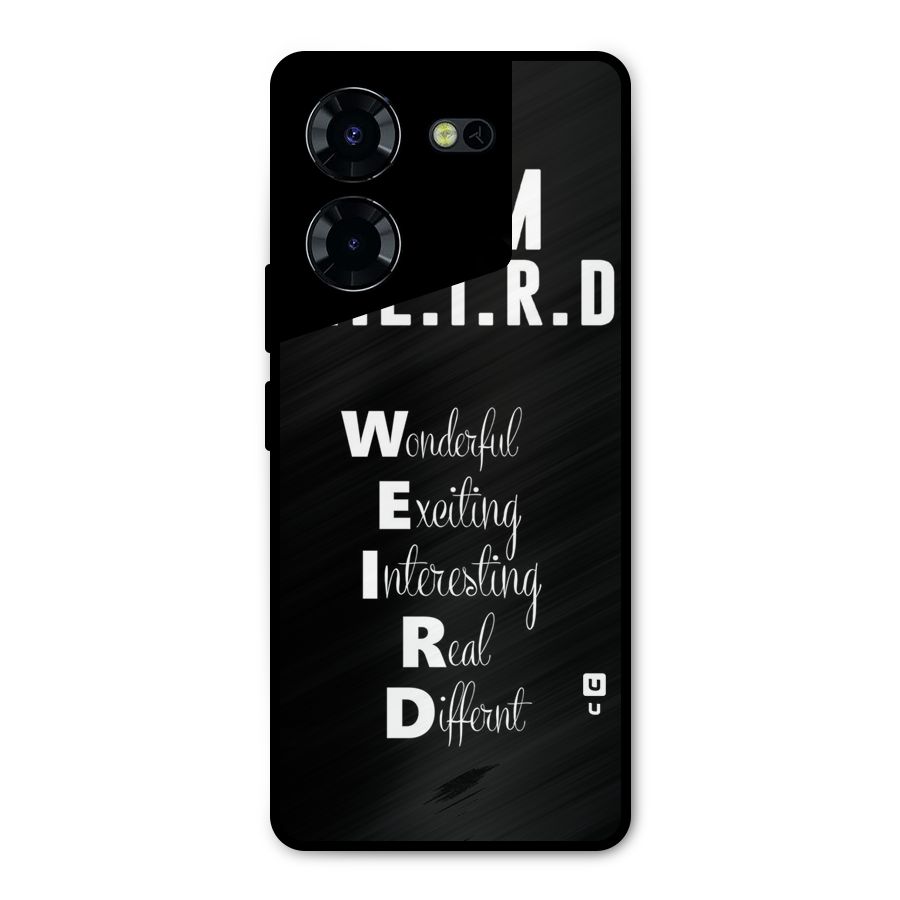 Weird Me Metal Back Case for Tecno Pova 5 Pro 5G