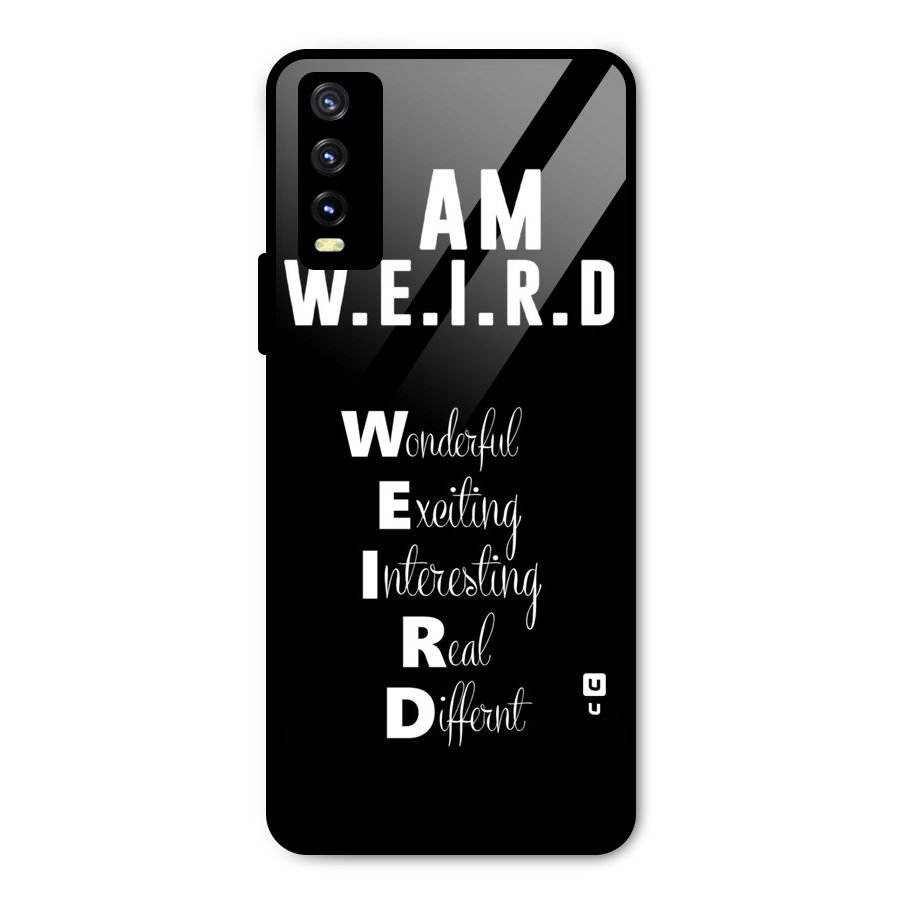 Weird Me Metal Back Case for Vivo Y20i