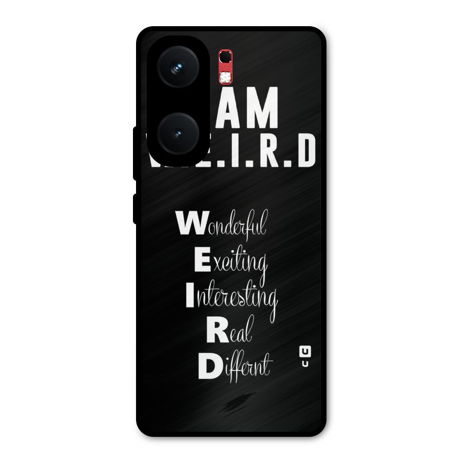 Weird Me Metal Back Case for iQOO Neo 9 Pro