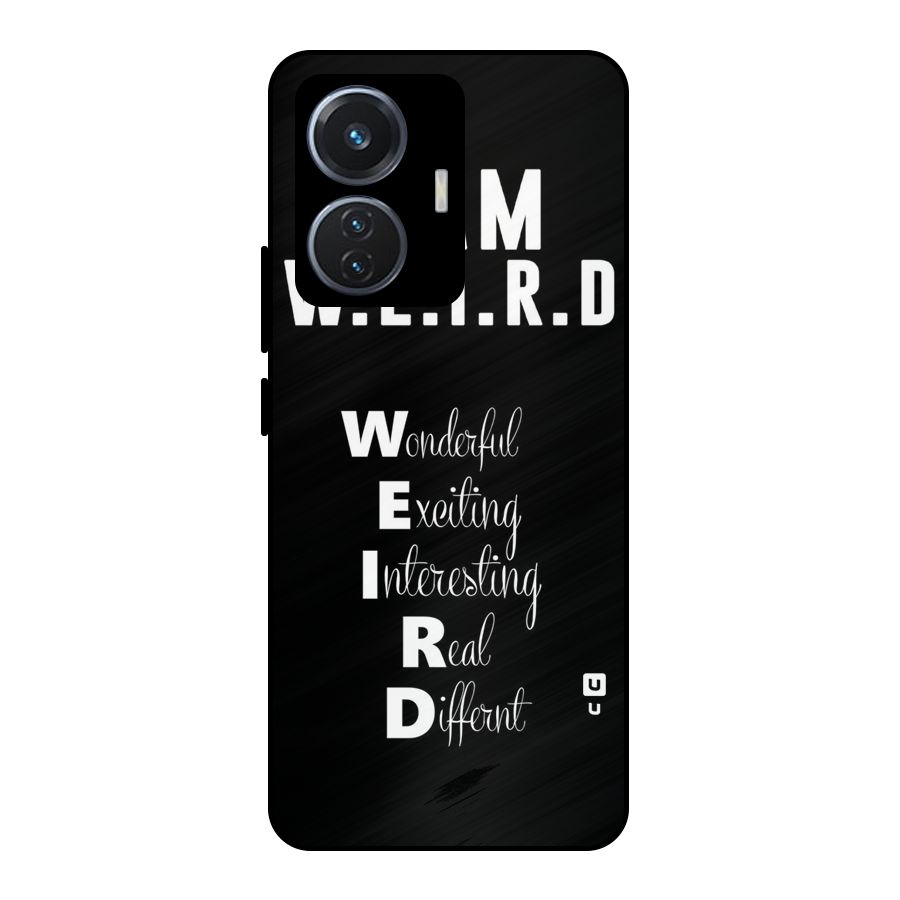 Weird Me Metal Back Case for iQOO Z6 44W