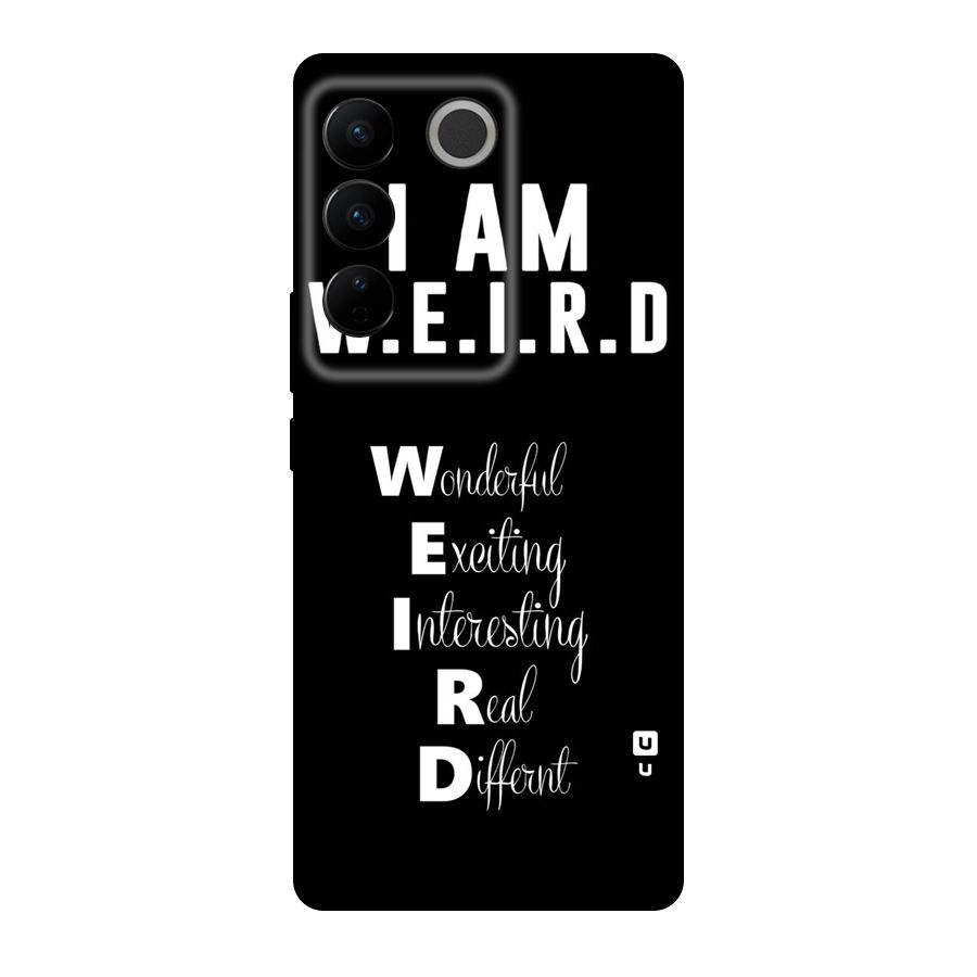 Weird Me Original Polycarbonate Back Case for Vivo V27