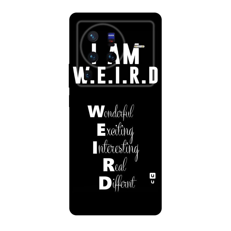 Weird Me Original Polycarbonate Back Case for Vivo X80