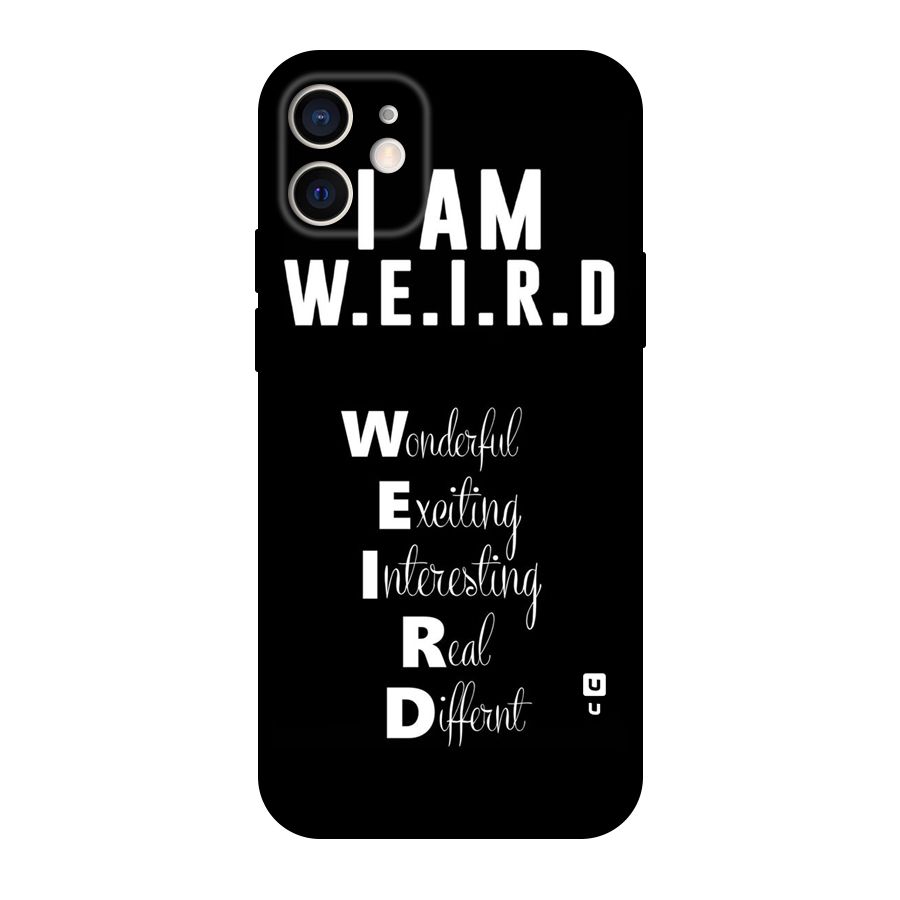 Weird Me Original Polycarbonate Back Case for iPhone 12