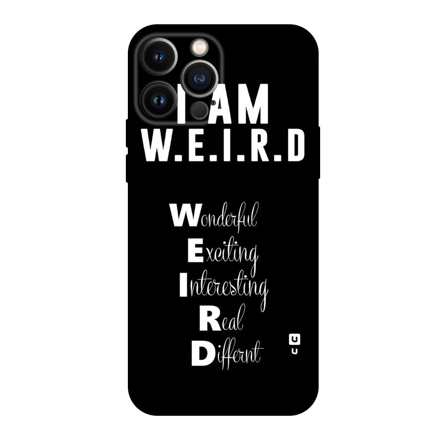Weird Me Original Polycarbonate Back Case for iPhone 13 Pro Max