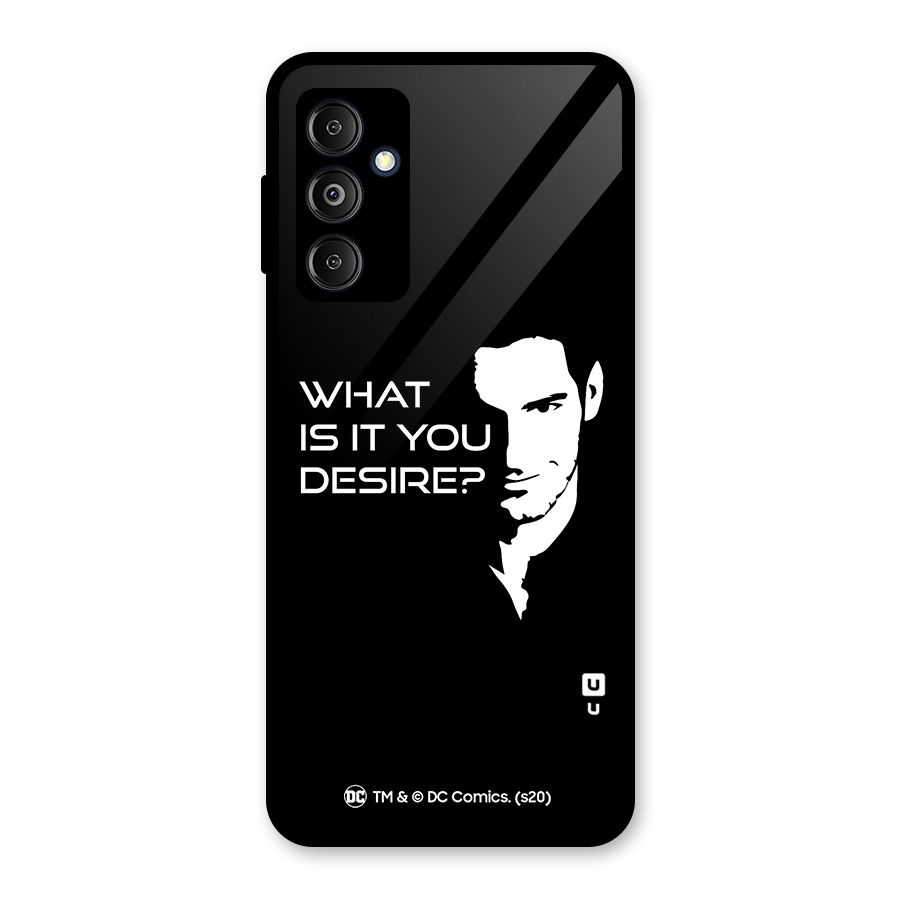 What Do You Desire Glass Back Case for Galaxy M14 5G