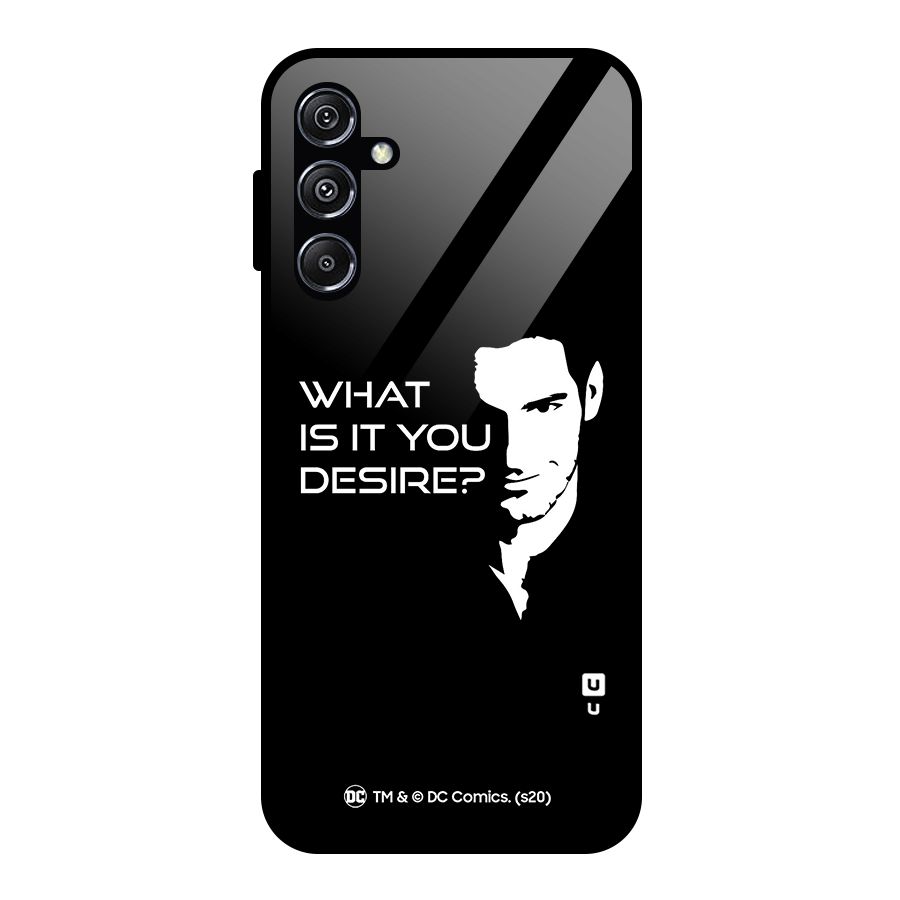 What Do You Desire Glass Back Case for Galaxy M34 5G