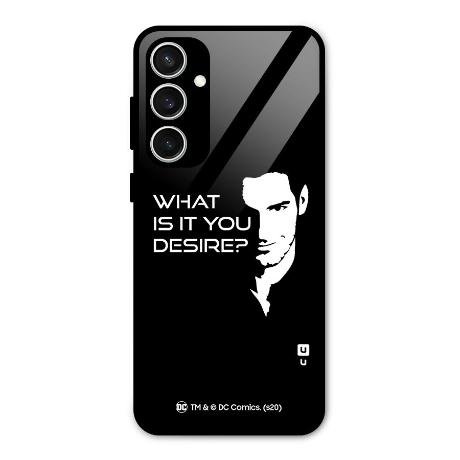 What Do You Desire Glass Back Case for Galaxy S23 FE