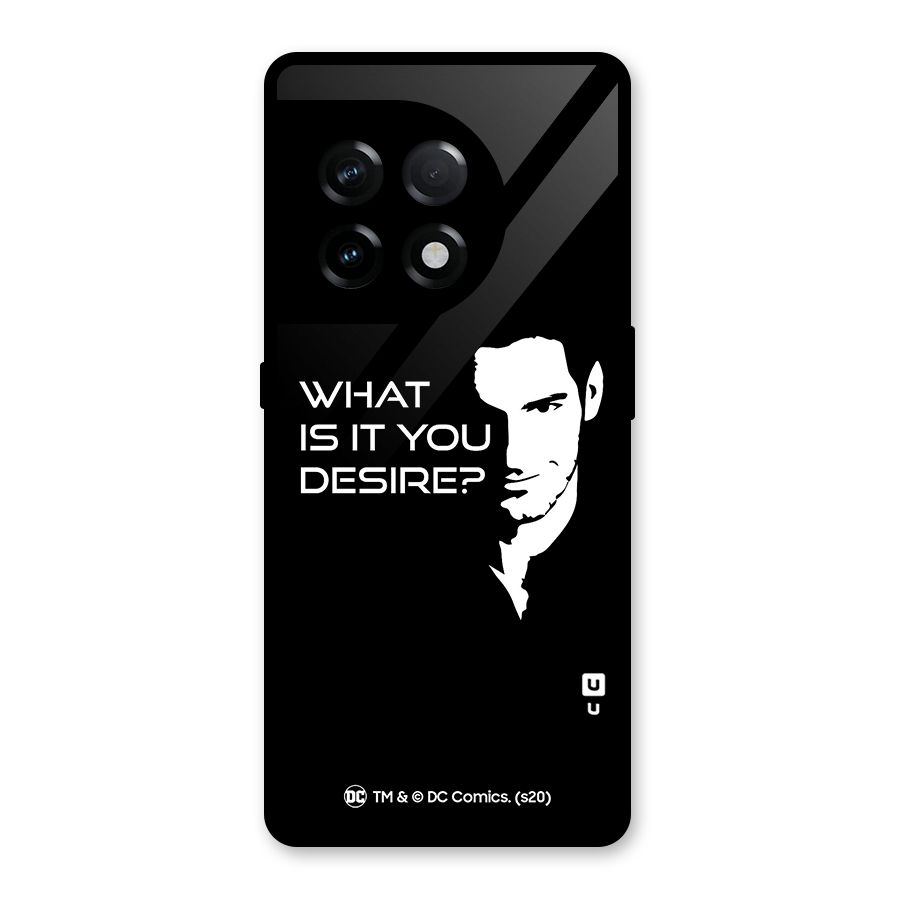 What Do You Desire Glass Back Case for OnePlus 11R