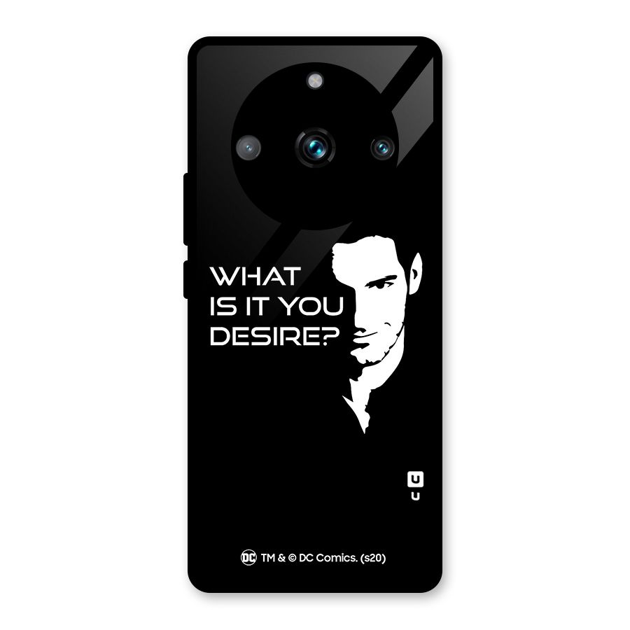 What Do You Desire Glass Back Case for Realme 11 Pro