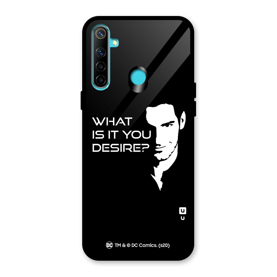 What Do You Desire Glass Back Case for Realme Narzo 10