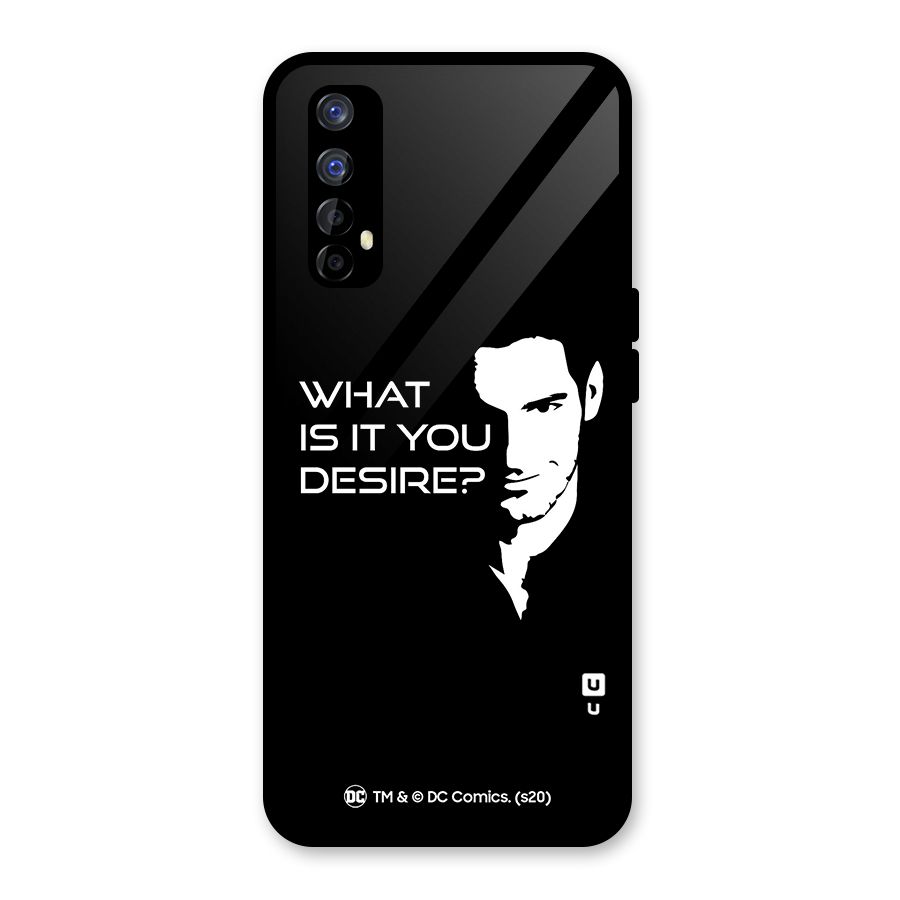 What Do You Desire Glass Back Case for Realme Narzo 20 Pro