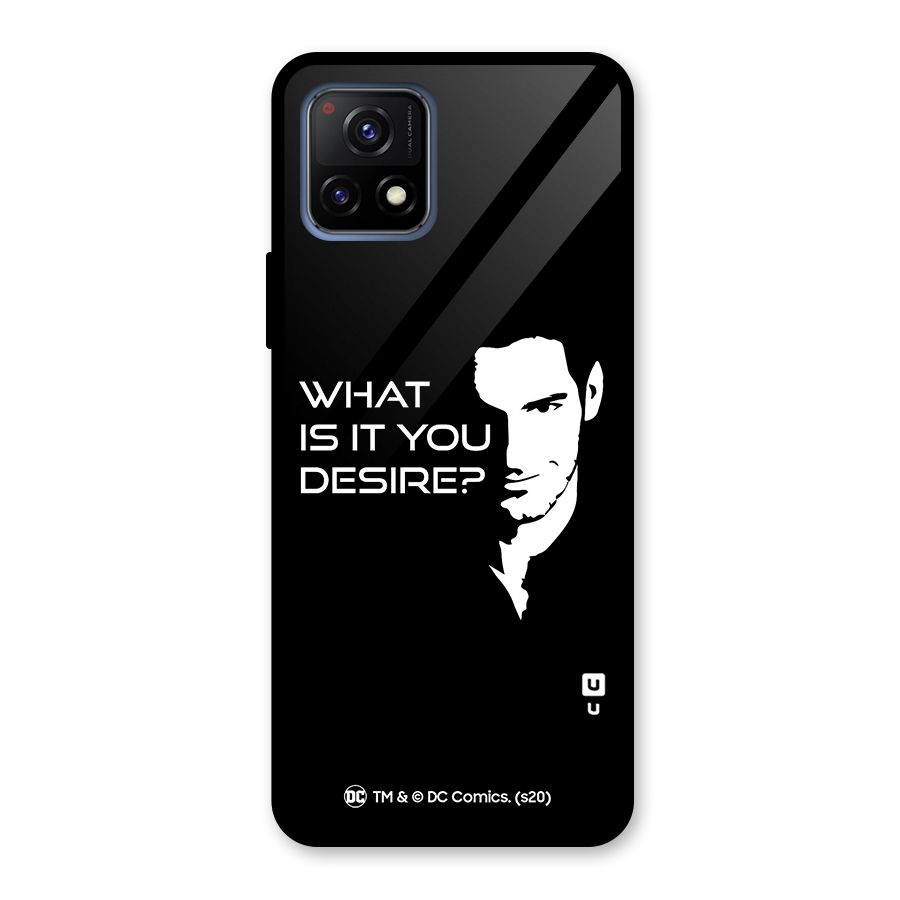 What Do You Desire Glass Back Case for Vivo Y72 5G