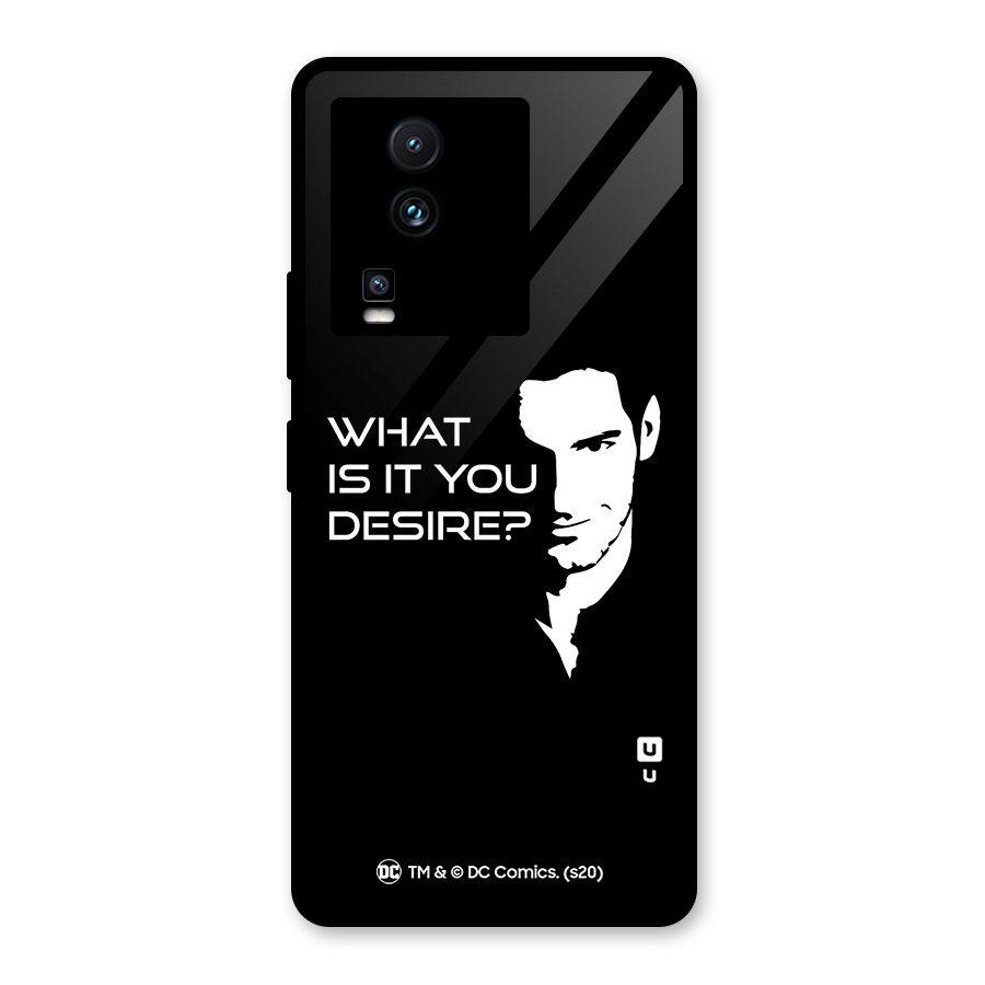 What Do You Desire Glass Back Case for Vivo iQOO Neo 7 Pro