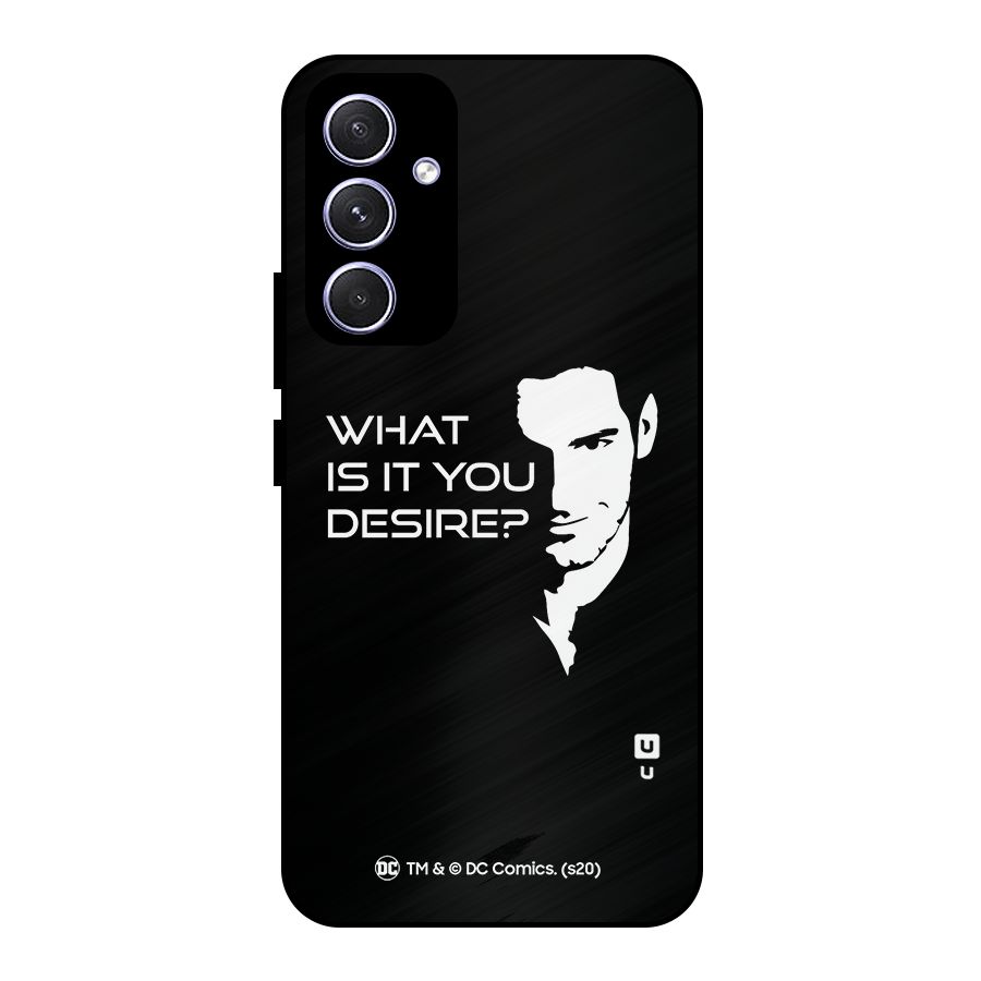What Do You Desire Metal Back Case for Galaxy A54