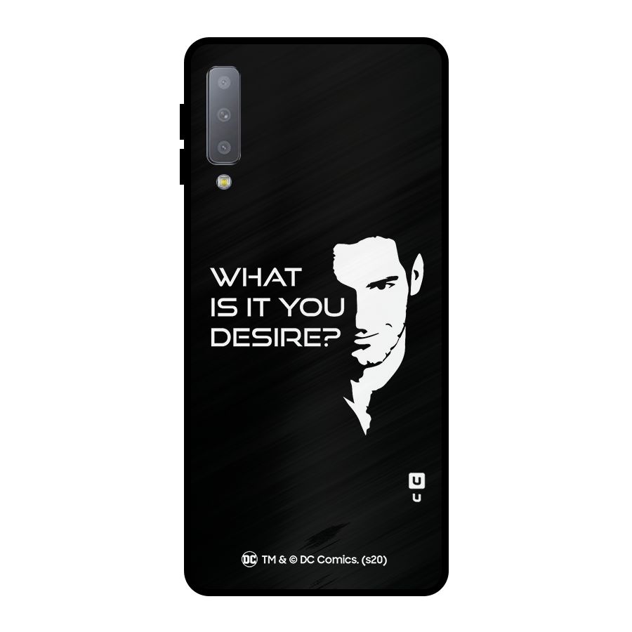 What Do You Desire Metal Back Case for Galaxy A7 (2018)