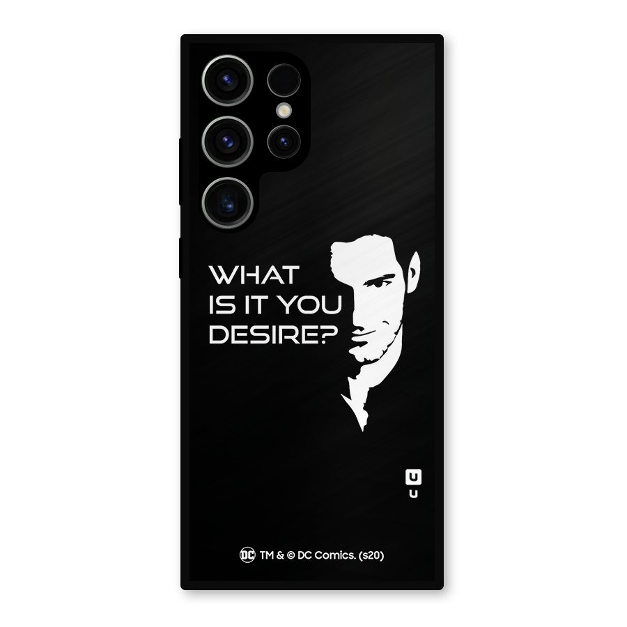 What Do You Desire Metal Back Case for Galaxy S23 Ultra