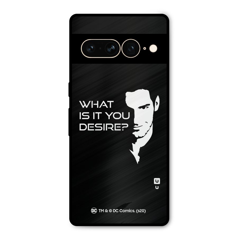What Do You Desire Metal Back Case for Google Pixel 7 Pro
