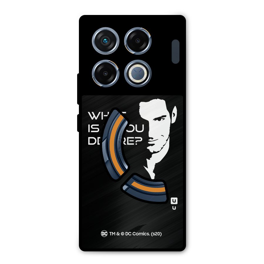 What Do You Desire Metal Back Case for Infinix GT 20 Pro
