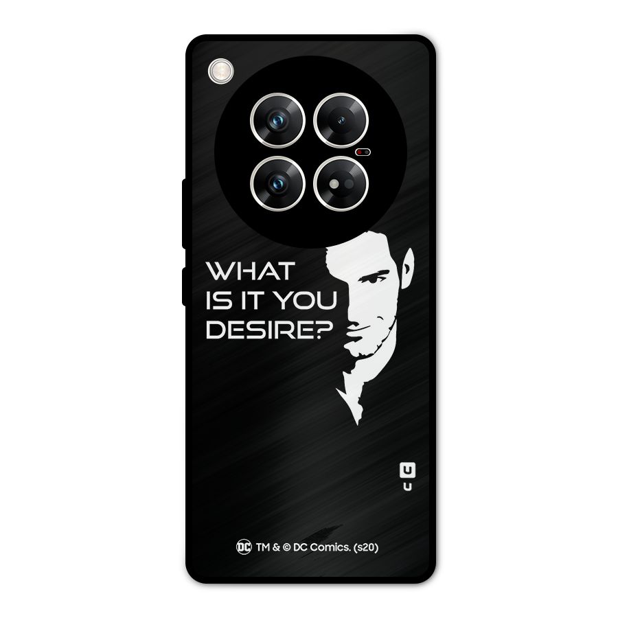 What Do You Desire Metal Back Case for Infinix Zero 40 5G