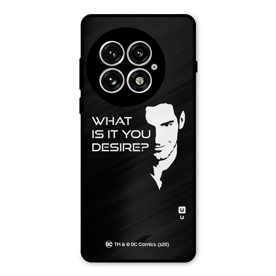 What Do You Desire Metal Back Case for OnePlus 13