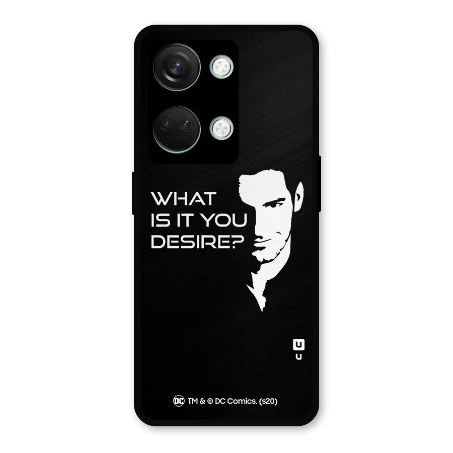 What Do You Desire Metal Back Case for OnePlus Nord 3