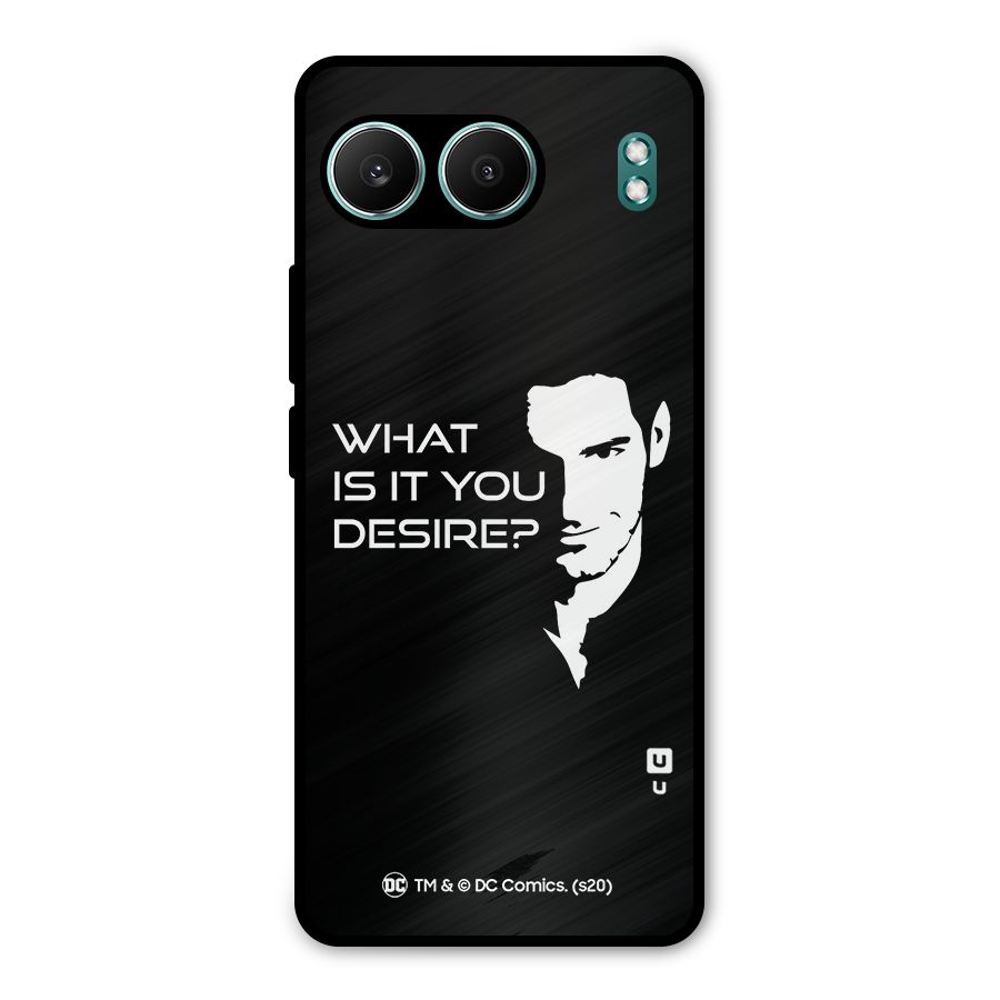 What Do You Desire Metal Back Case for OnePlus Nord 4