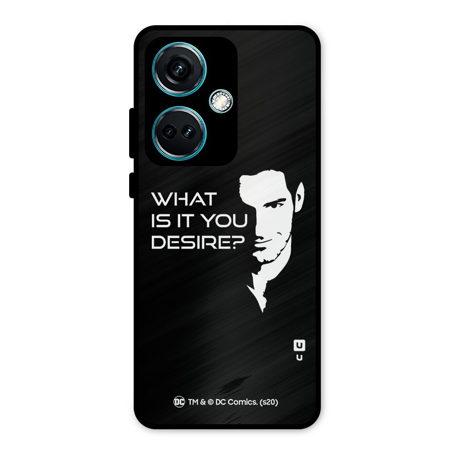 What Do You Desire Metal Back Case for OnePlus Nord CE 3 5G