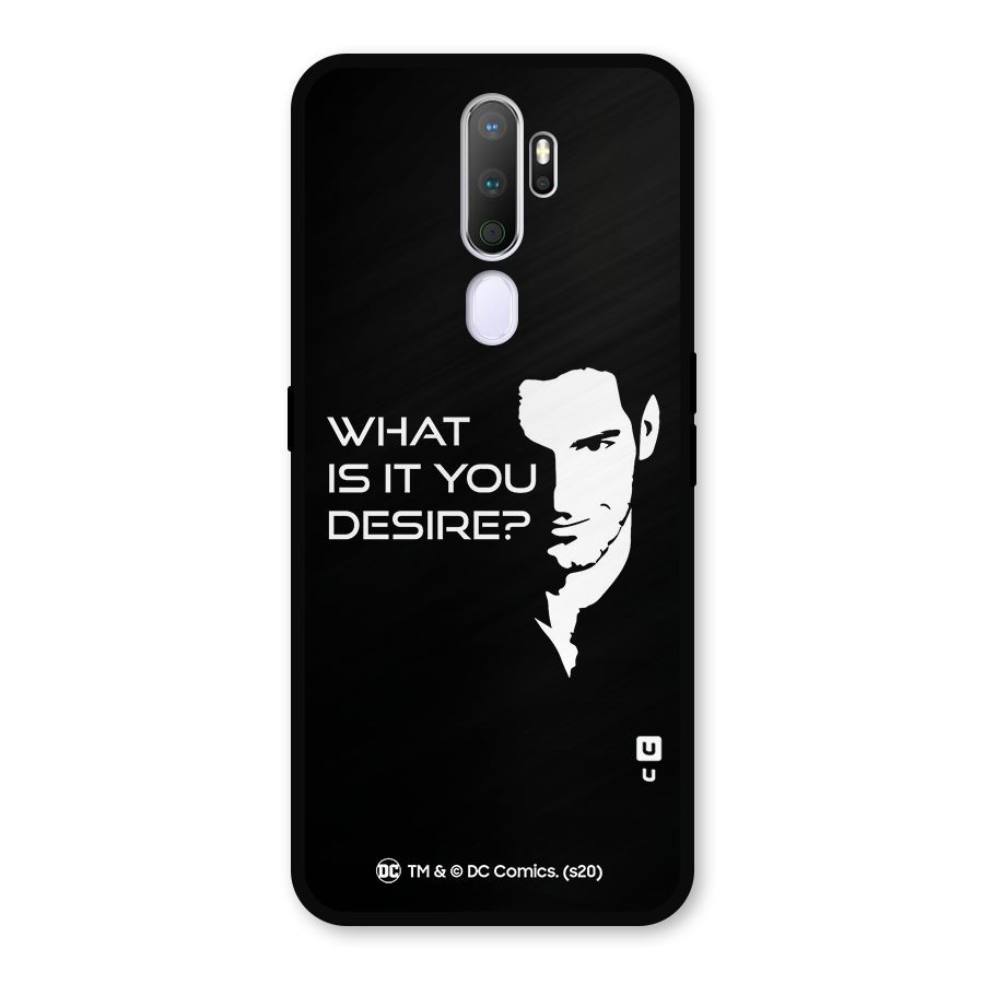 What Do You Desire Metal Back Case for Oppo A5 (2020)