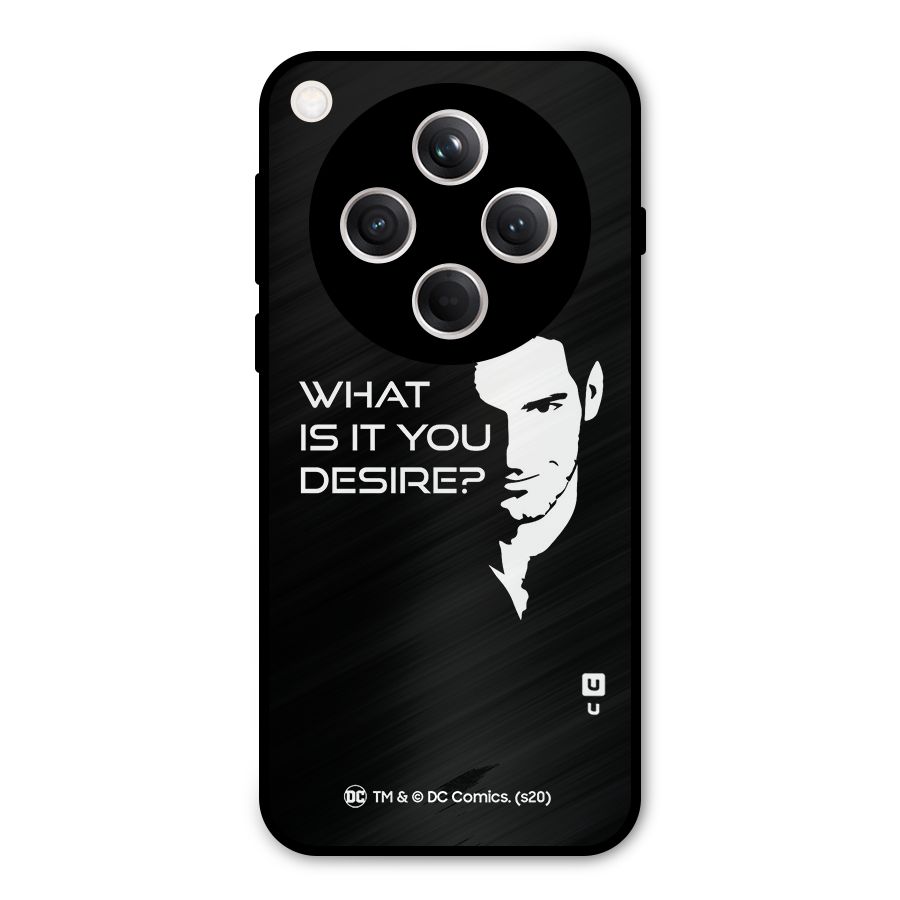What Do You Desire Metal Back Case for Oppo Find X8