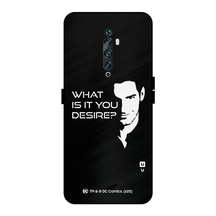 What Do You Desire Metal Back Case for Oppo Reno2 Z