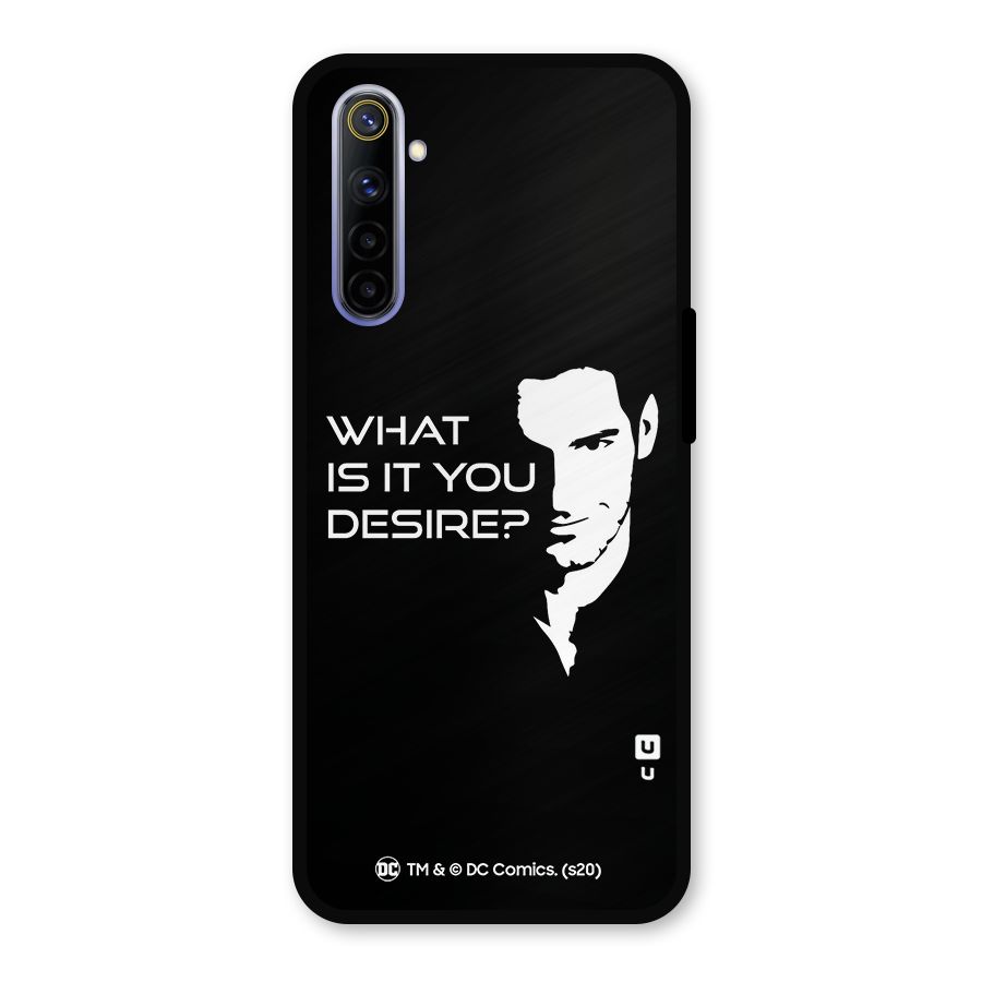 What Do You Desire Metal Back Case for Realme 6i