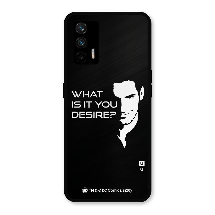 What Do You Desire Metal Back Case for Realme GT 5G