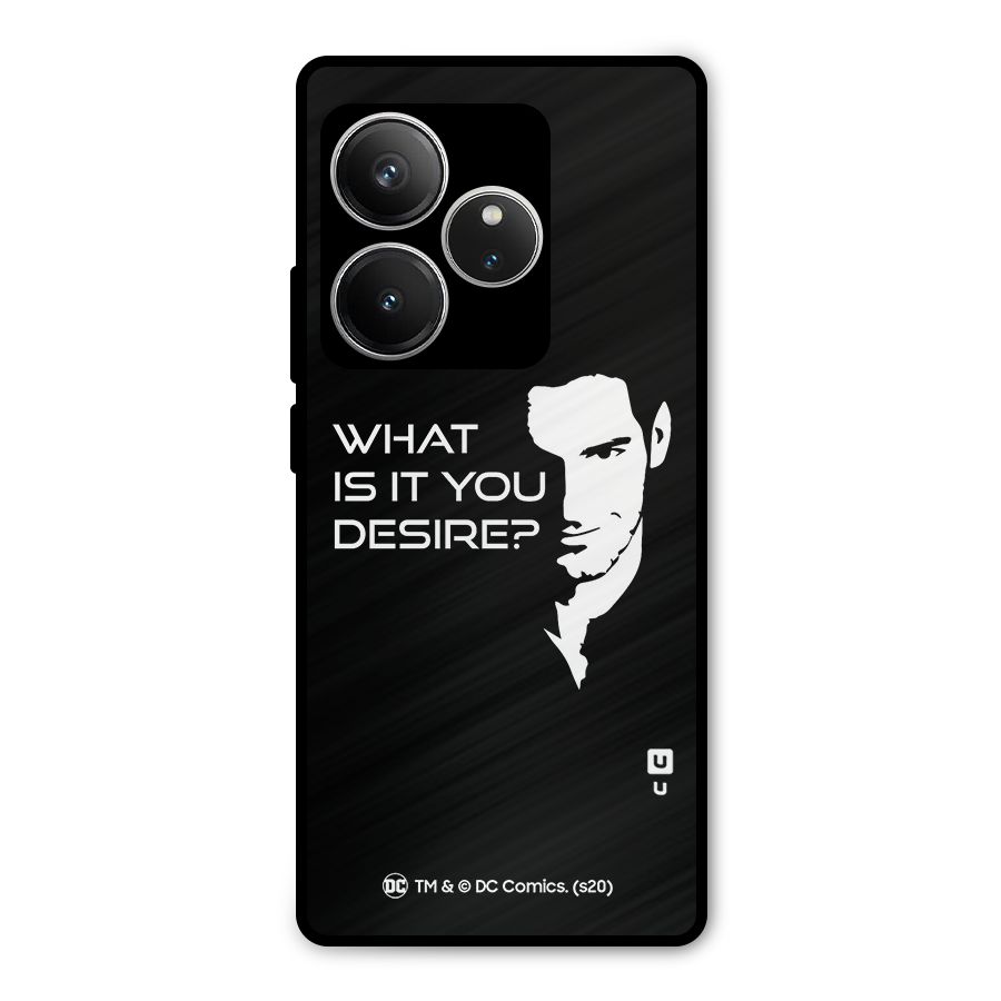 What Do You Desire Metal Back Case for Realme GT 6